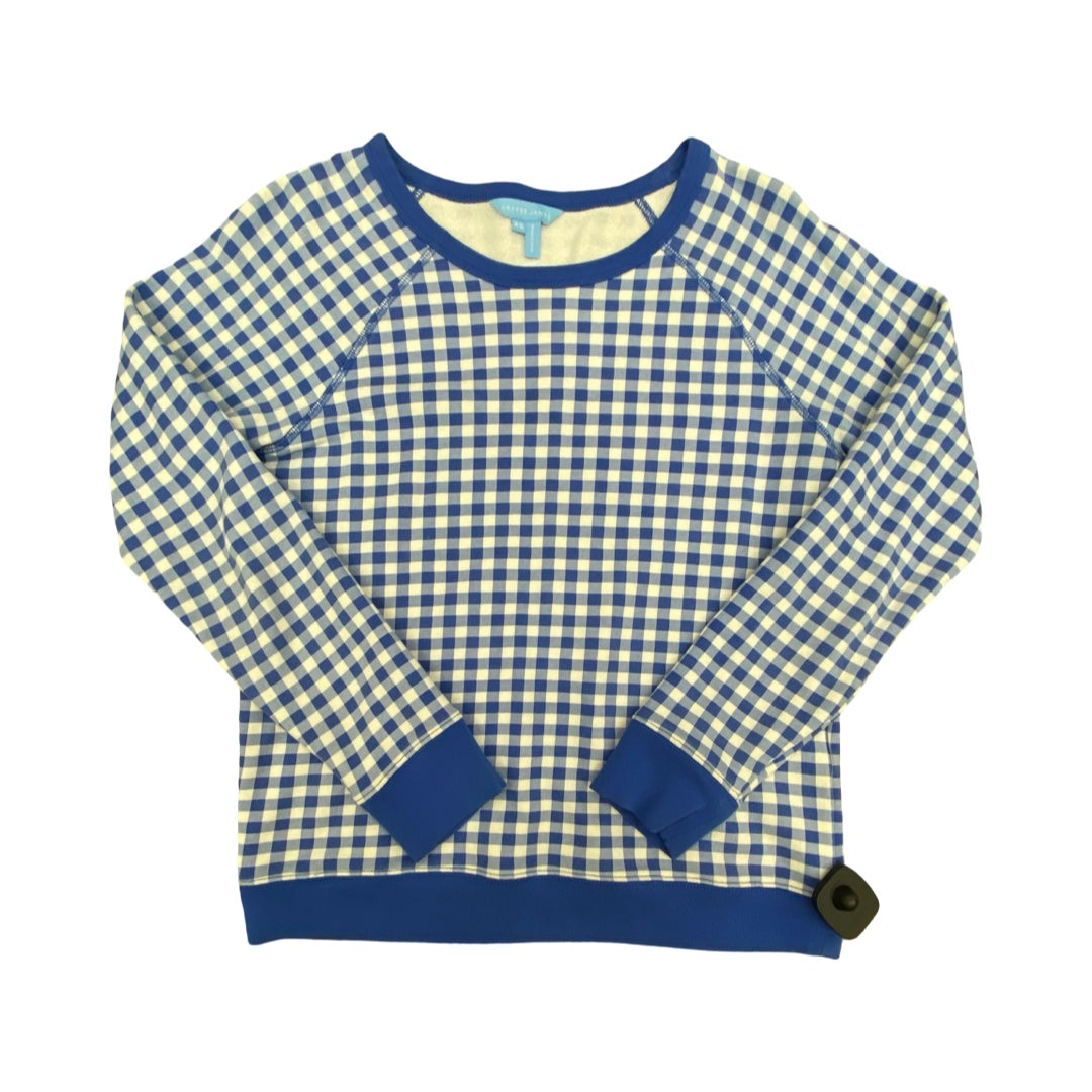 Top Ls By Draper James In Blue & White, Size:Xs