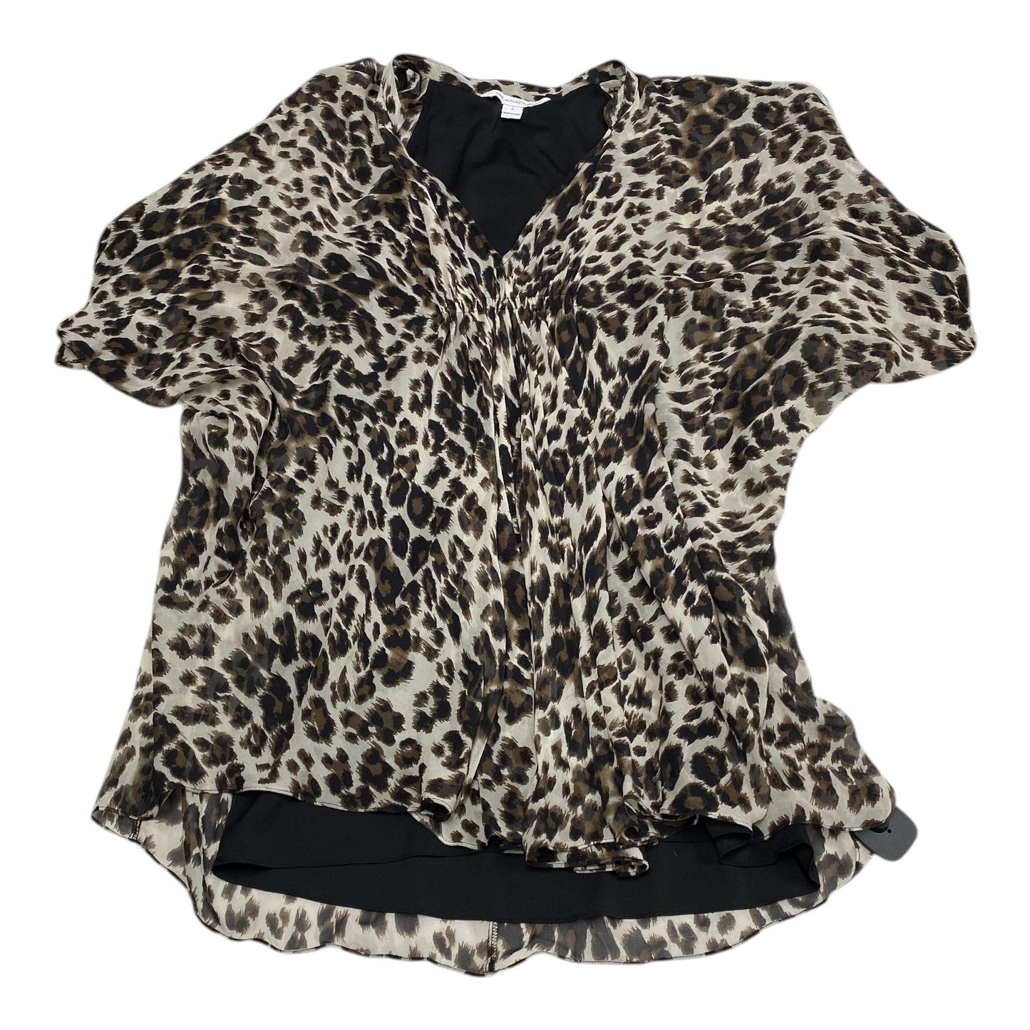 Dress Designer By Diane Von Furstenberg In Animal Print, Size:0