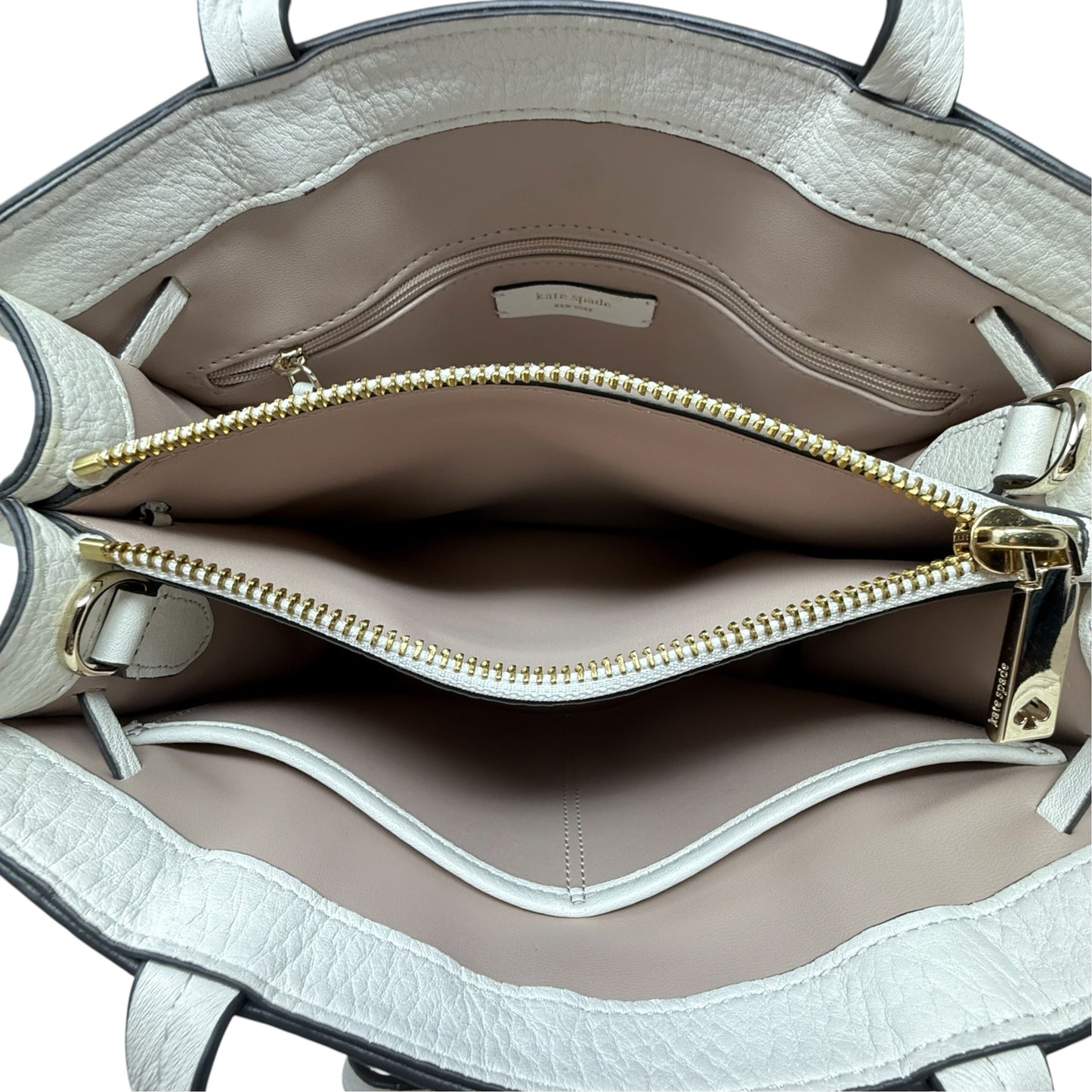 Hayes Bee Embellished Satchel Designer By Kate Spade, Size: Medium