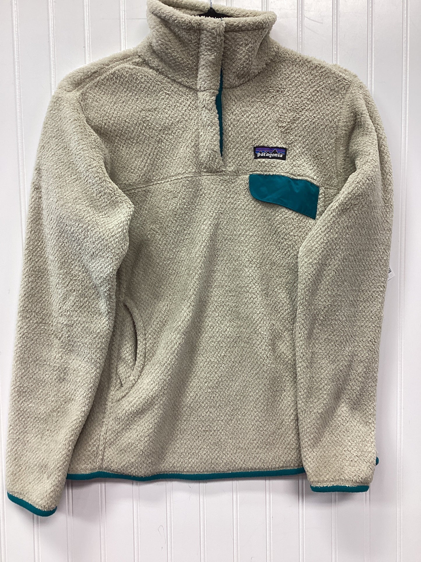 Athletic Fleece By Patagonia In Cream, Size:M