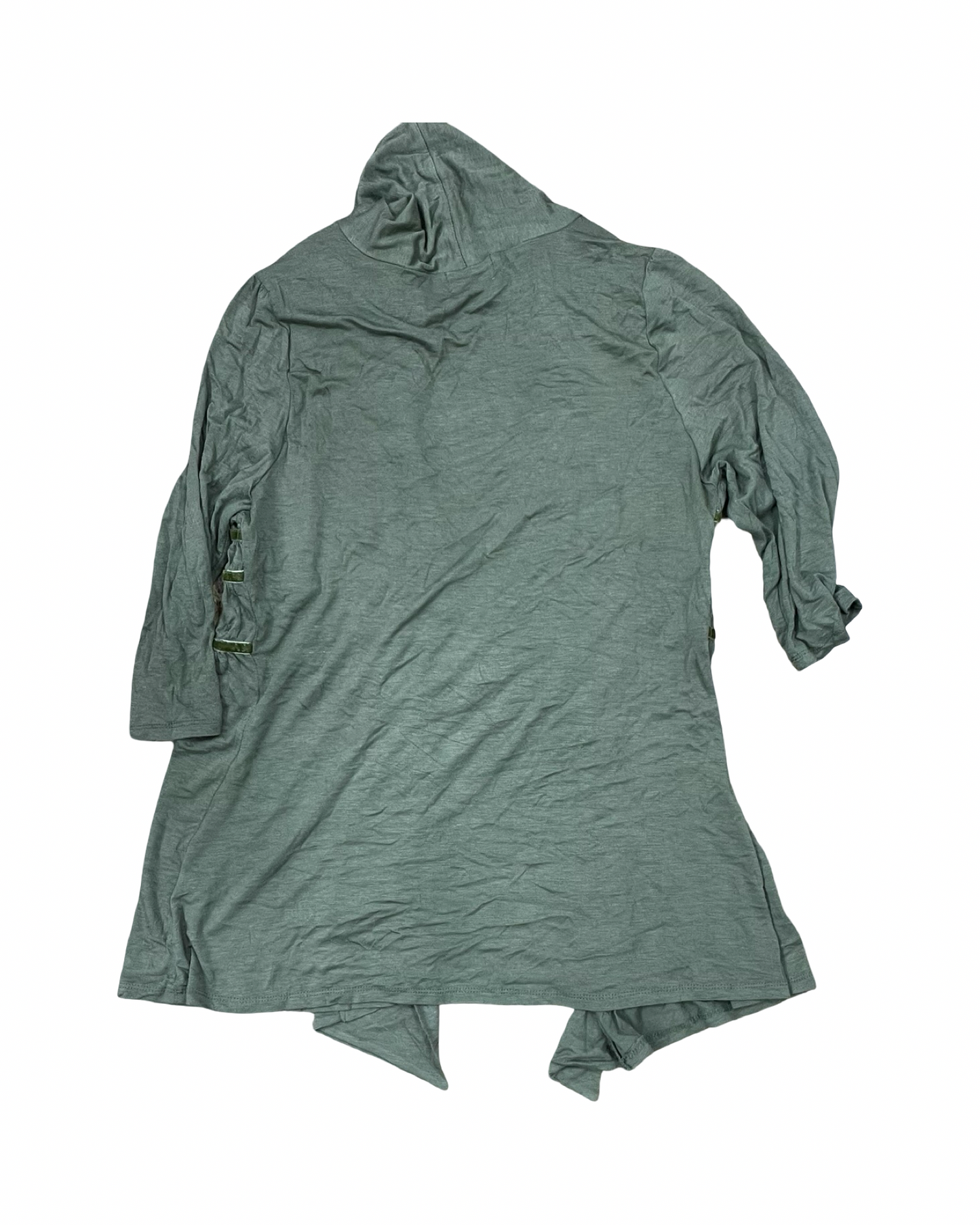Cardigan By One World In Green, Size:L