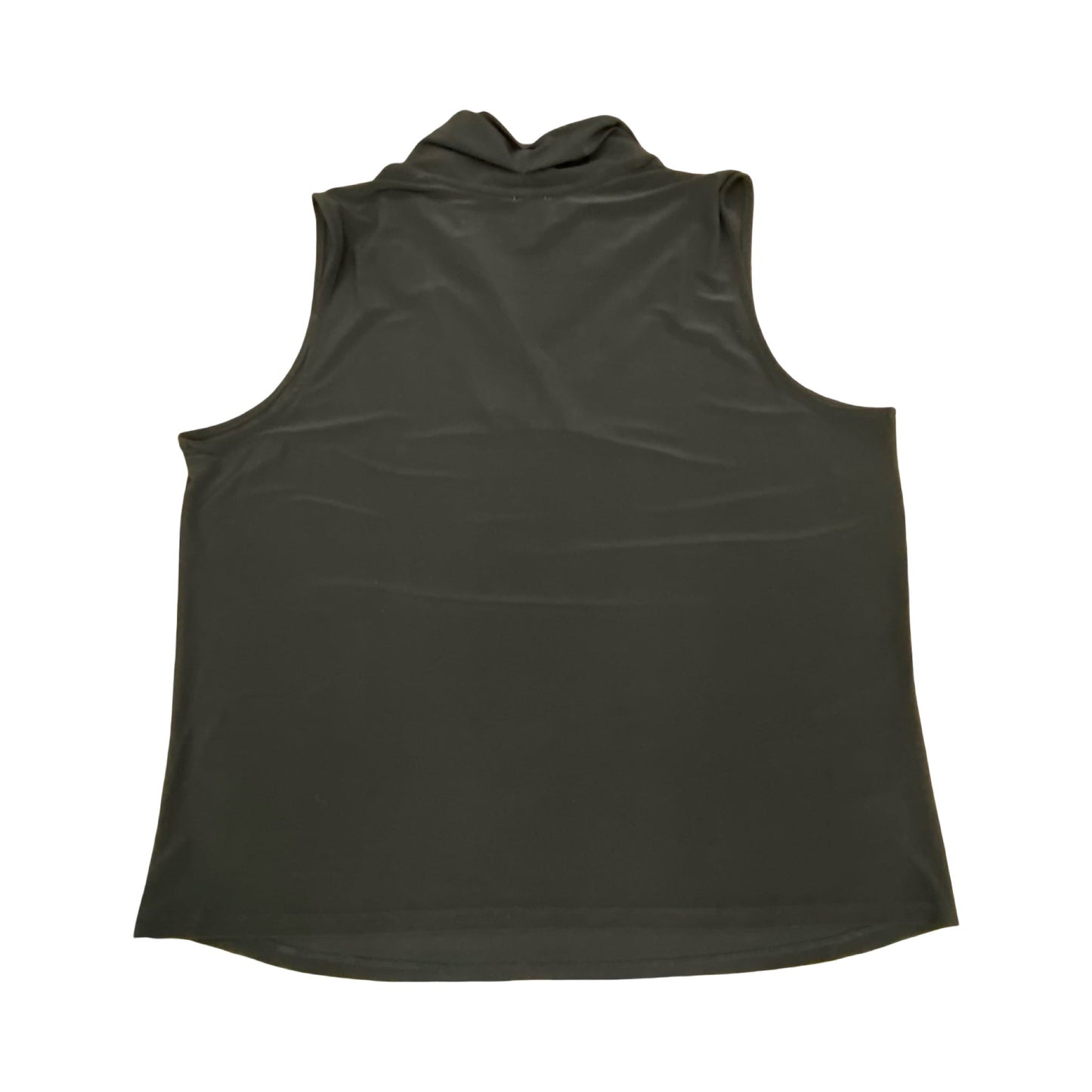 Top Sleeveless By Anne Klein In Black, Size:2X