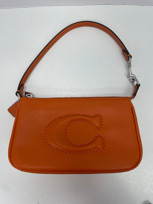 Handbag Designer By Coach In Orange, Size:Small