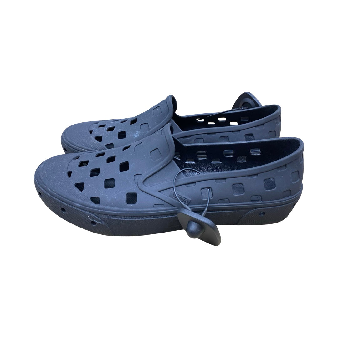 Shoes Flats By Vans In Black, Size:9