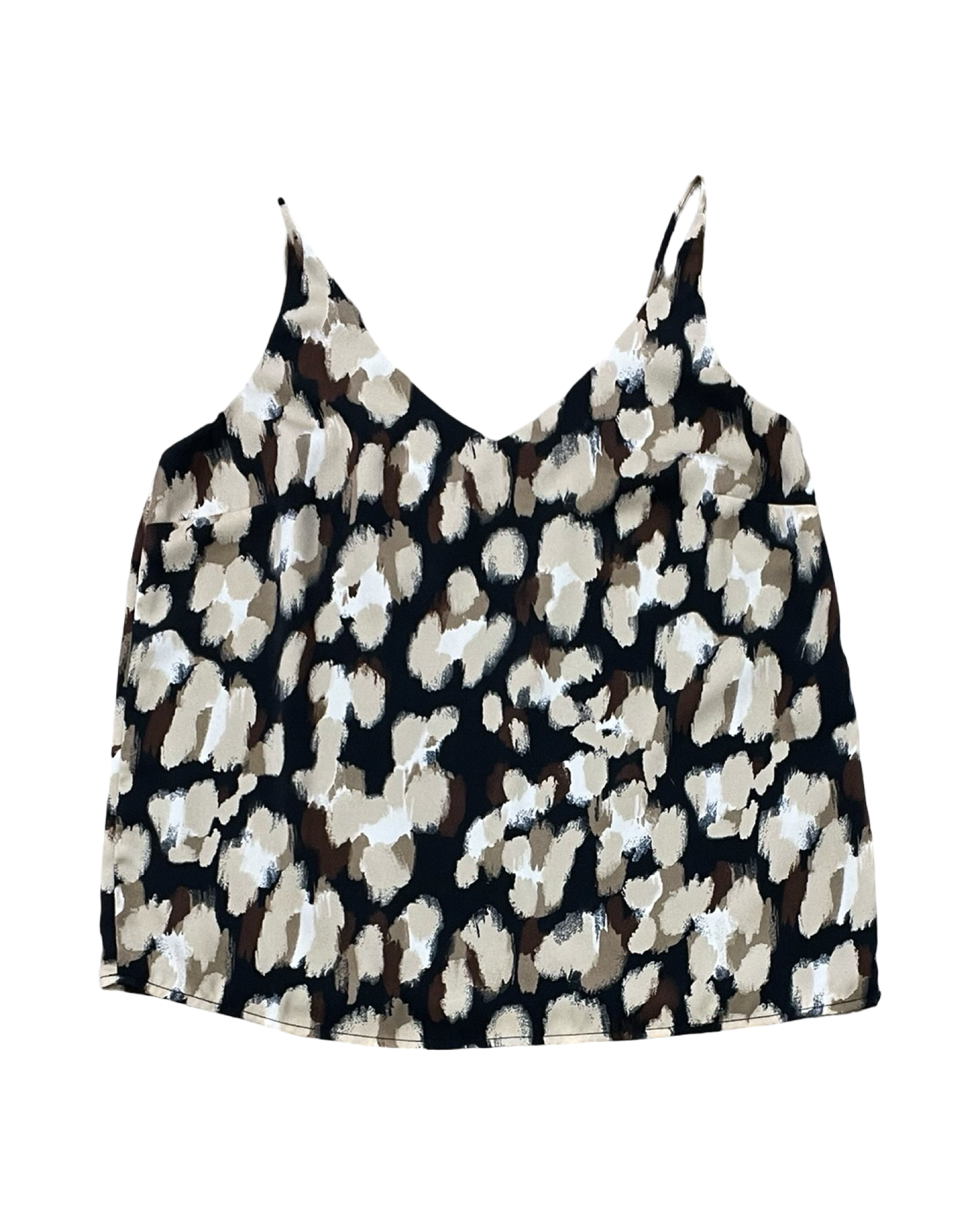 Top Cami By Banana Republic In Black & Cream, Size:S