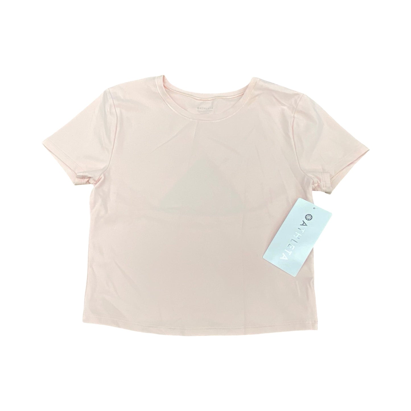 Athletic Top Ss By Athleta In Pink, Size:S