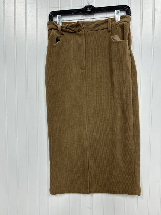 Skirt Midi By Prettygarden In Brown, Size:S