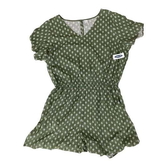 Romper By Old Navy In Green & White, Size:L