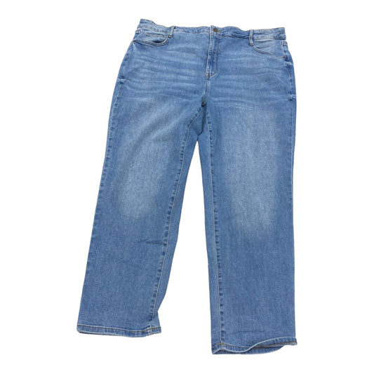 BLUE DENIM JEANS STRAIGHT by NINE WEST APPAREL Size:20