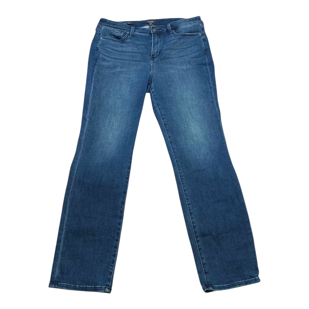 Jeans Straight By Not Your Daughters Jeans In Blue Denim, Size:12