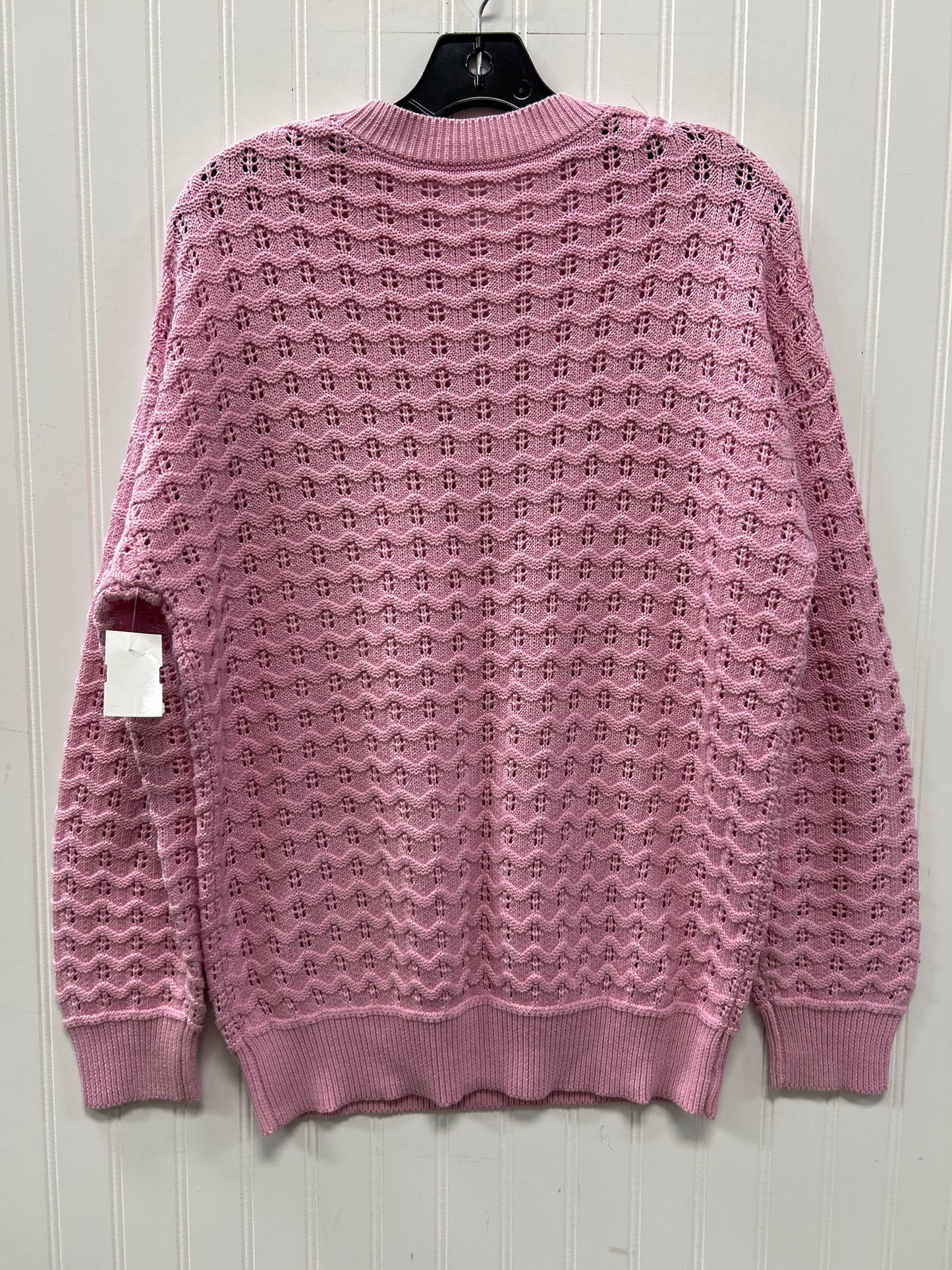 Sweater By Clothes Mentor In Pink, Size:M