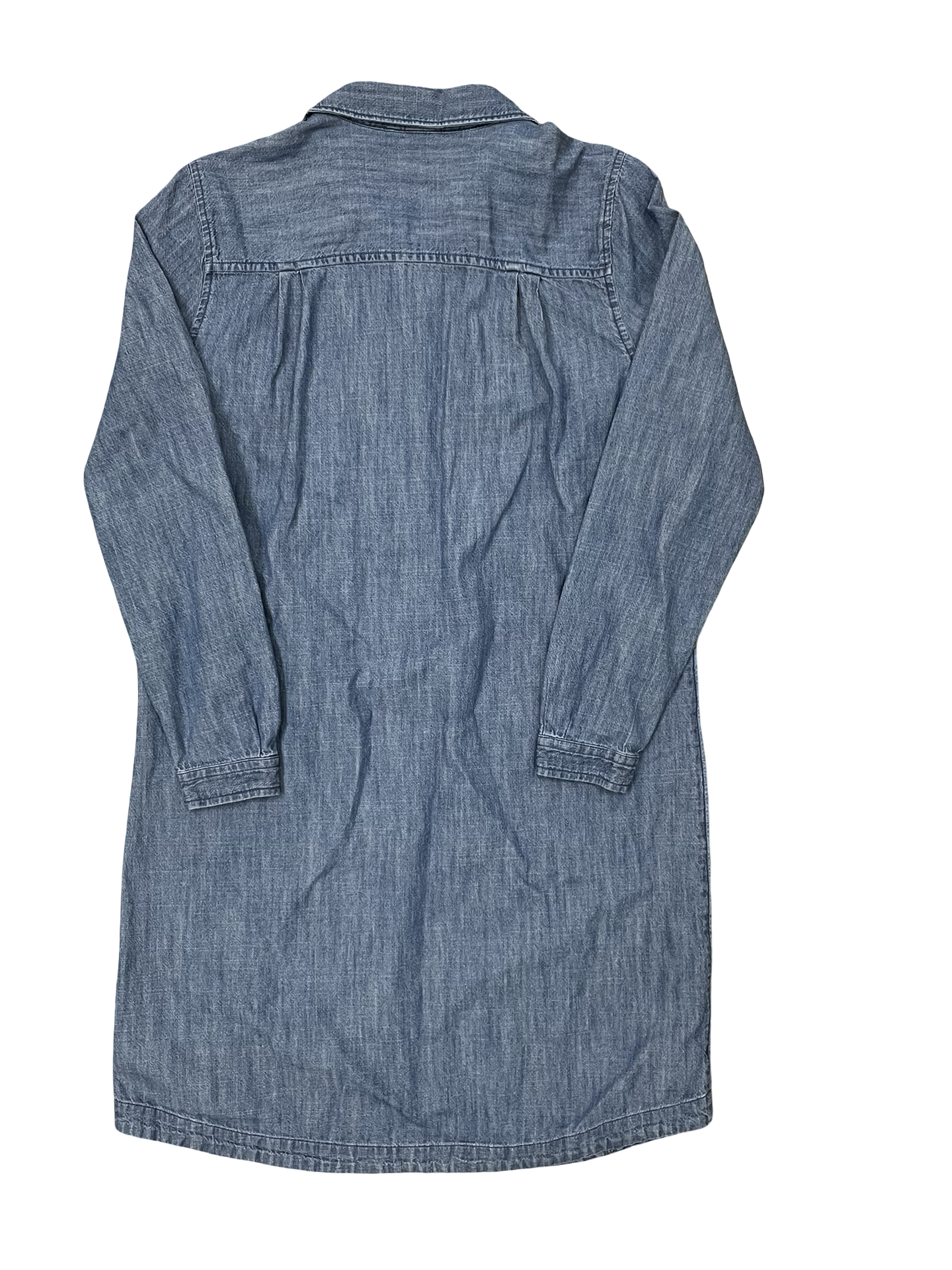 Dress Casual Midi By Old Navy In Blue Denim, Size:S