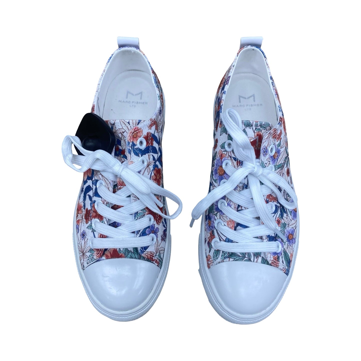 Shoes Sneakers By Marc Fisher In Floral Print, Size:7