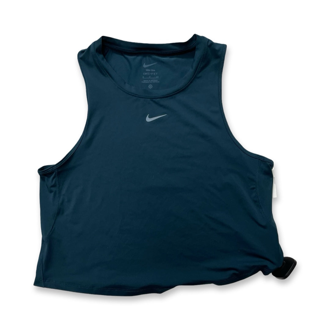 Athletic Tank Top By Nike In Teal, Size:S