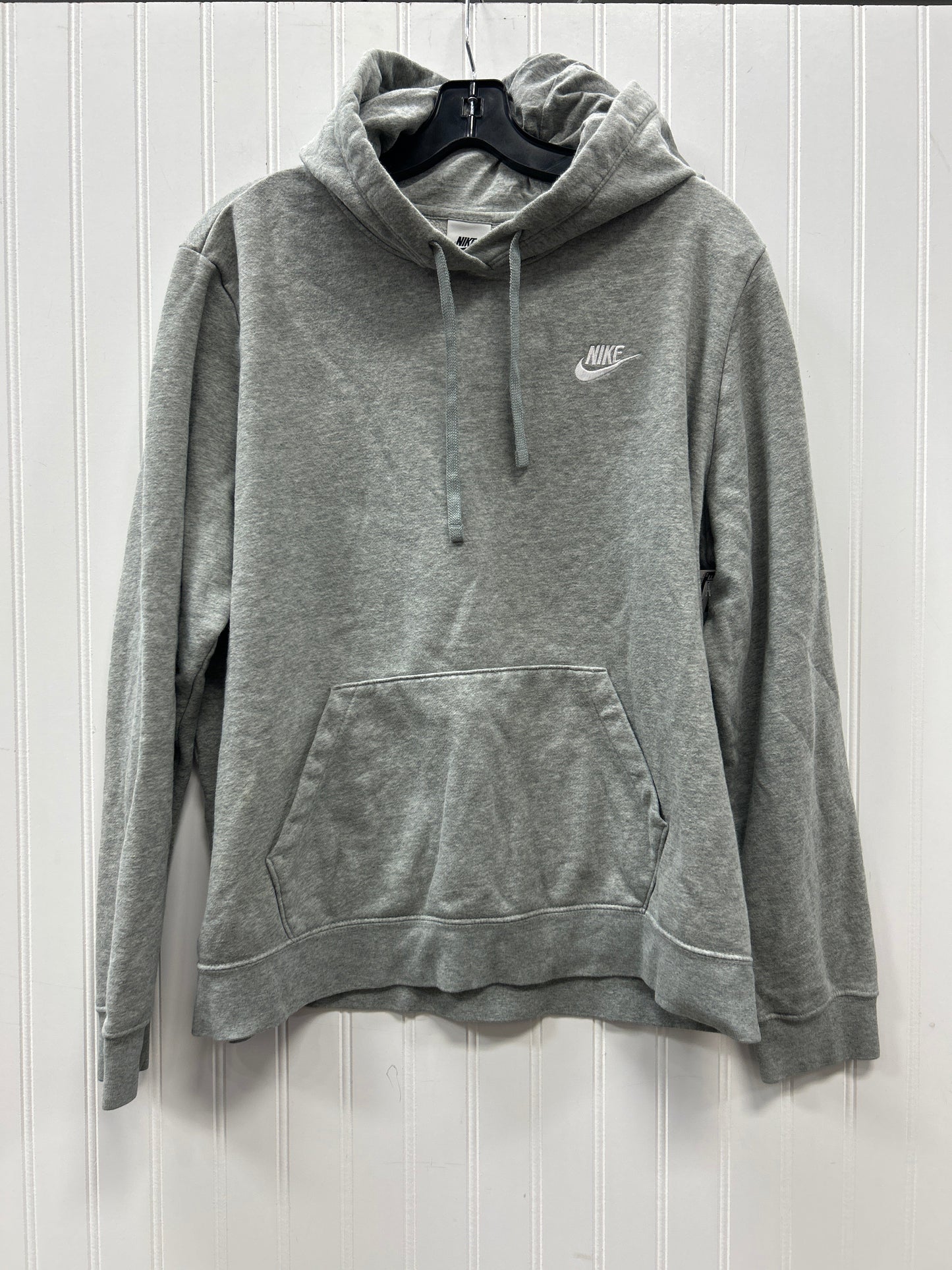 Sweatshirt Hoodie By Nike Apparel In Grey, Size:Xl