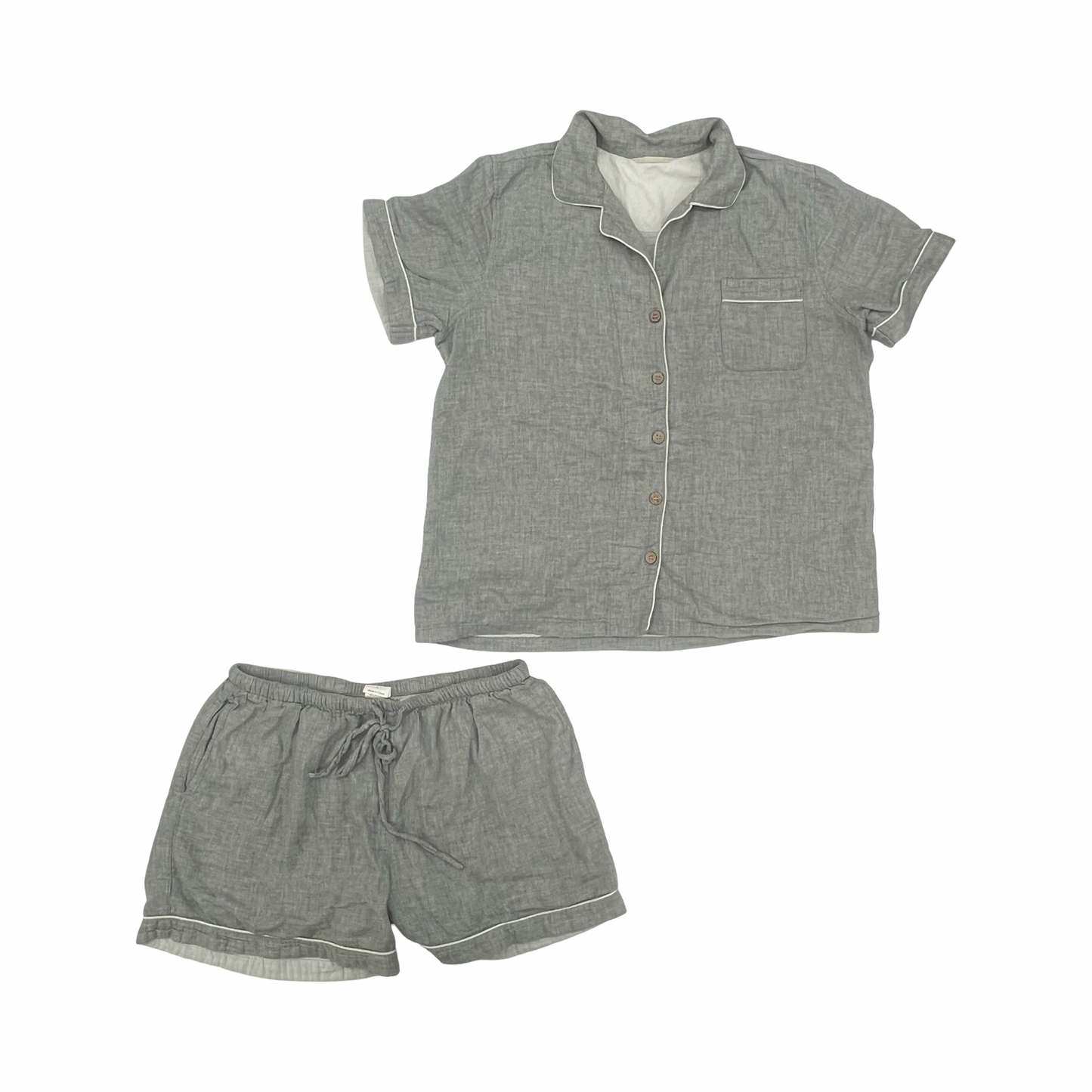 Pajamas 2Pc By Clothes Mentor In Grey, Size:L