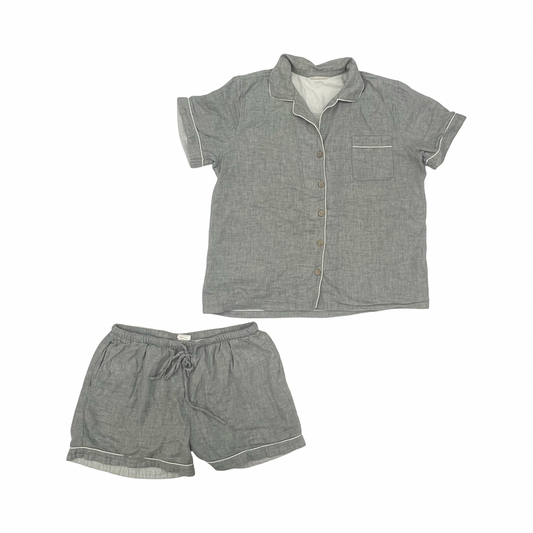 Pajamas 2Pc By Clothes Mentor In Grey, Size:L