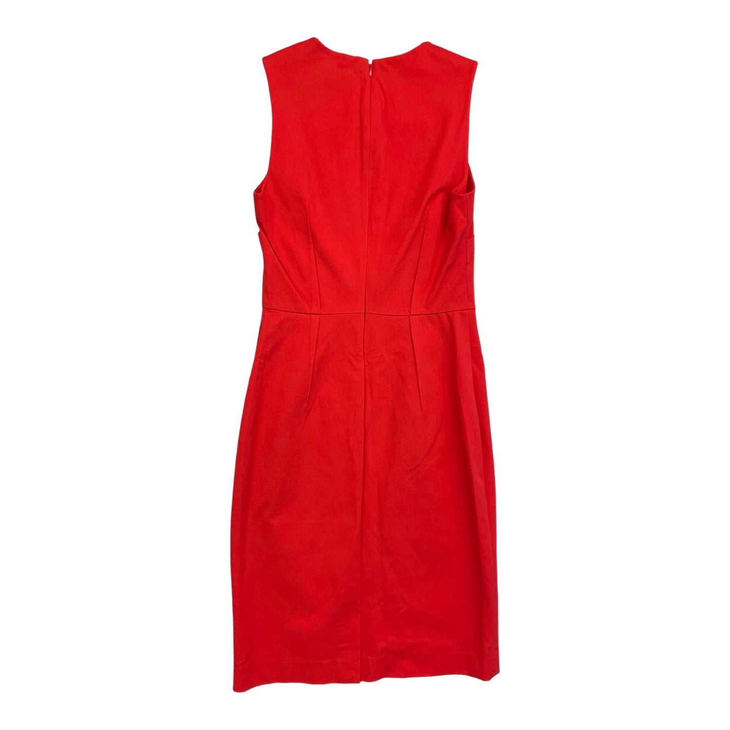 Dress Casual Midi By Banana Republic In Red, Size:8