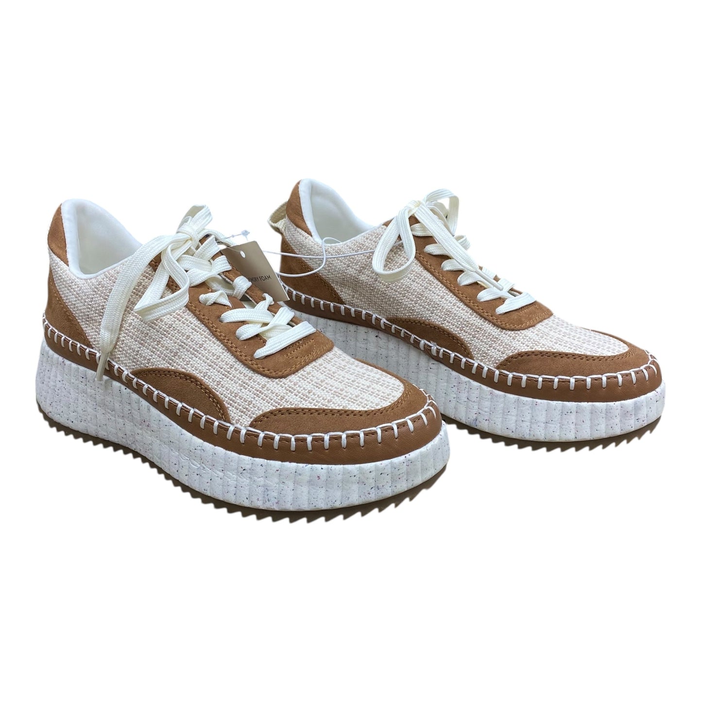 Shoes Sneakers By Universal Thread In Brown & White, Size:7.5