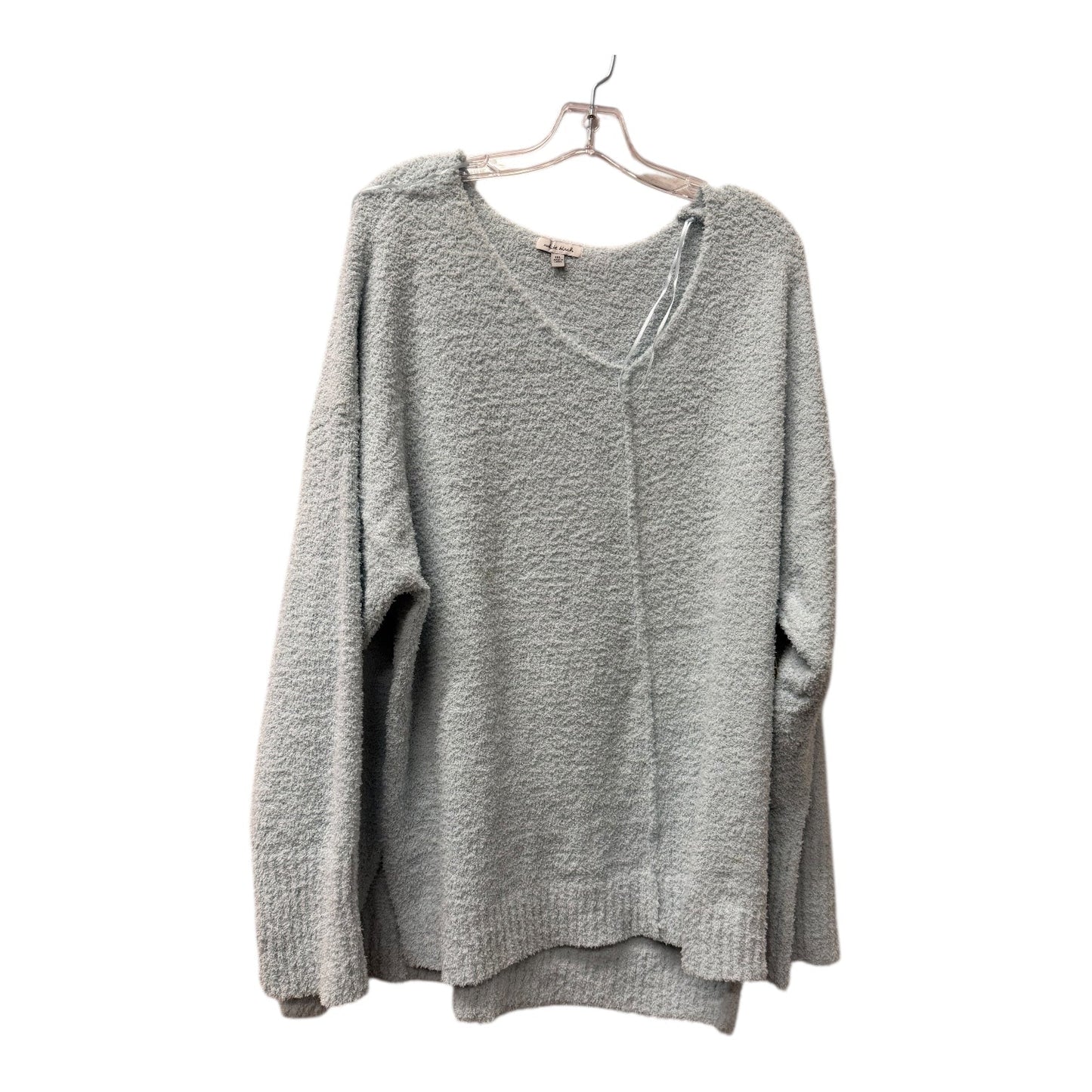 Sweater By White Birch In Blue, Size:1X