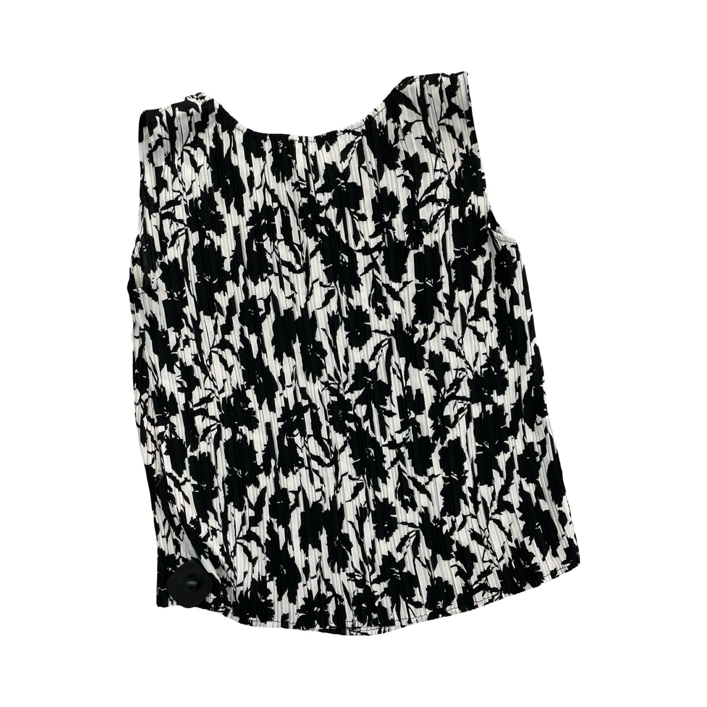 Top Sleeveless By Joie In Black & White, Size:S
