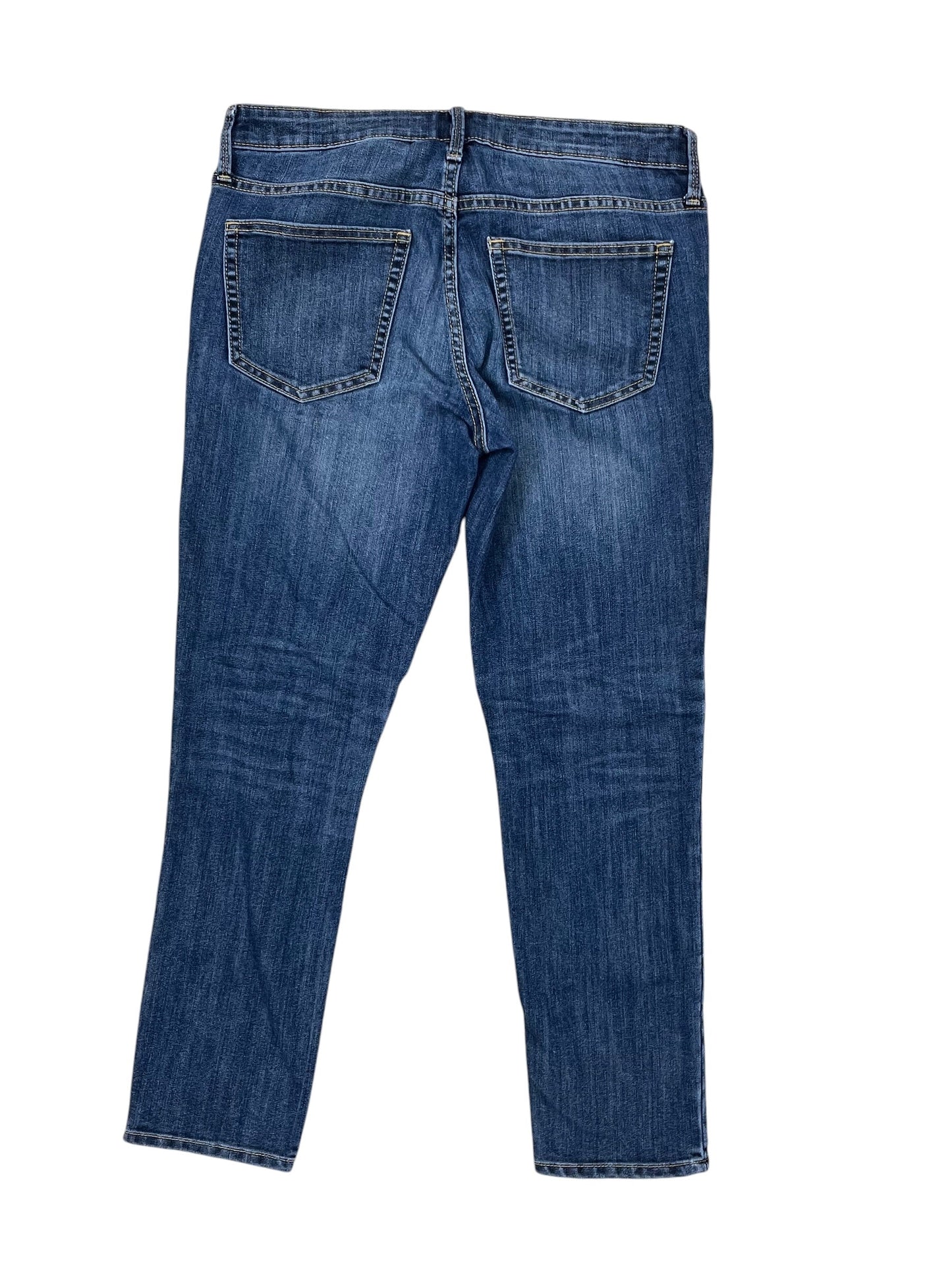 Jeans Cropped By Gap In Blue Denim, Size:6