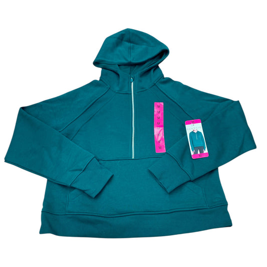 Athletic Jacket By Danskin In Green, Size:M