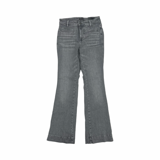 Jeans Flared By J. Jill In Grey Denim, Size:4
