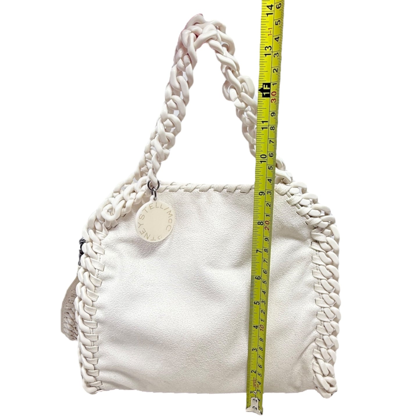 Falabella Candy Mini Shaggy Deer Vegan Leather Tote Luxury Designer By Stella Mccartney, Size: Medium