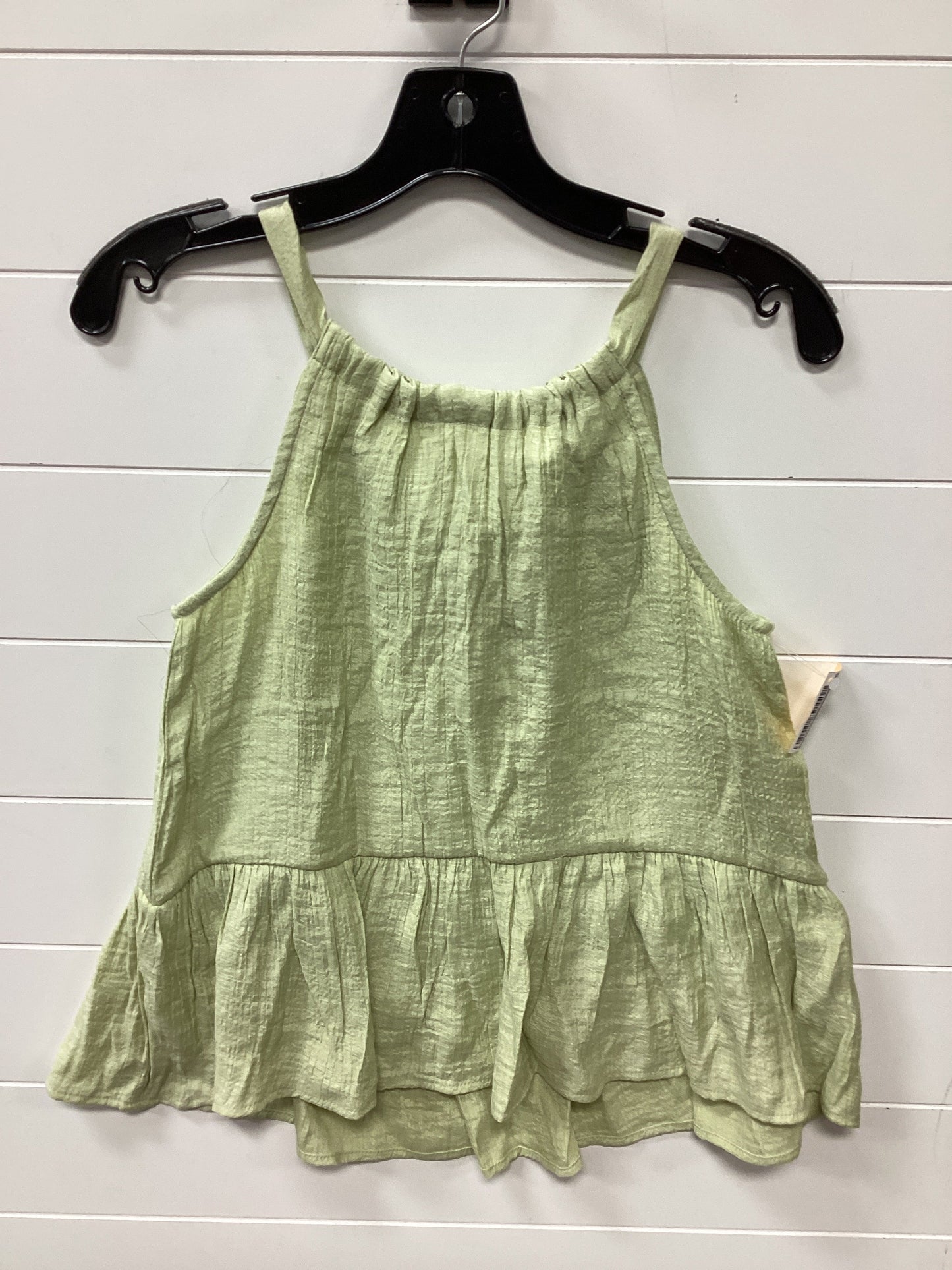 Top Sleeveless By Blu Pepper In Green, Size:S