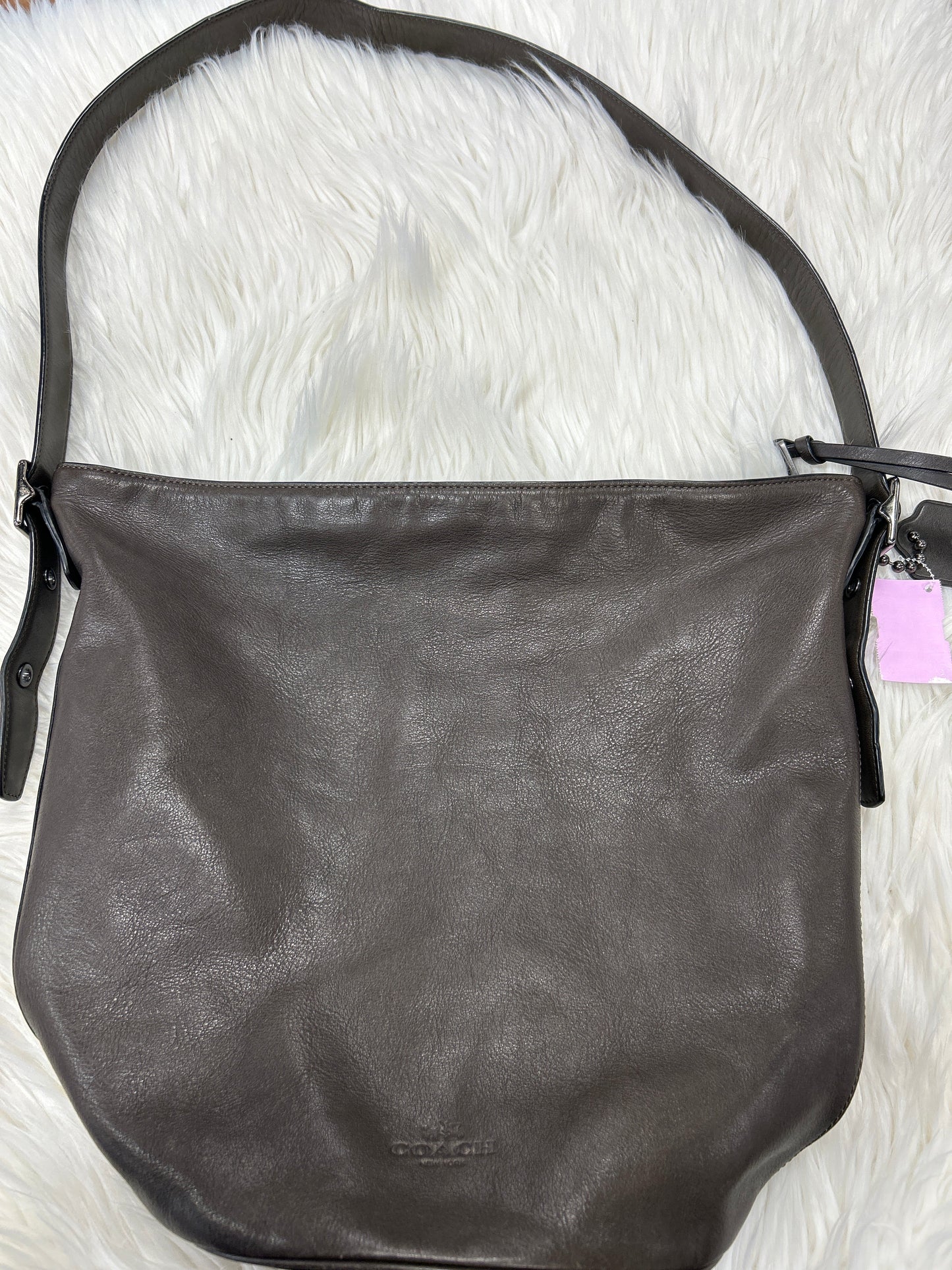 Handbag Designer By Coach In Brown, Size:Large