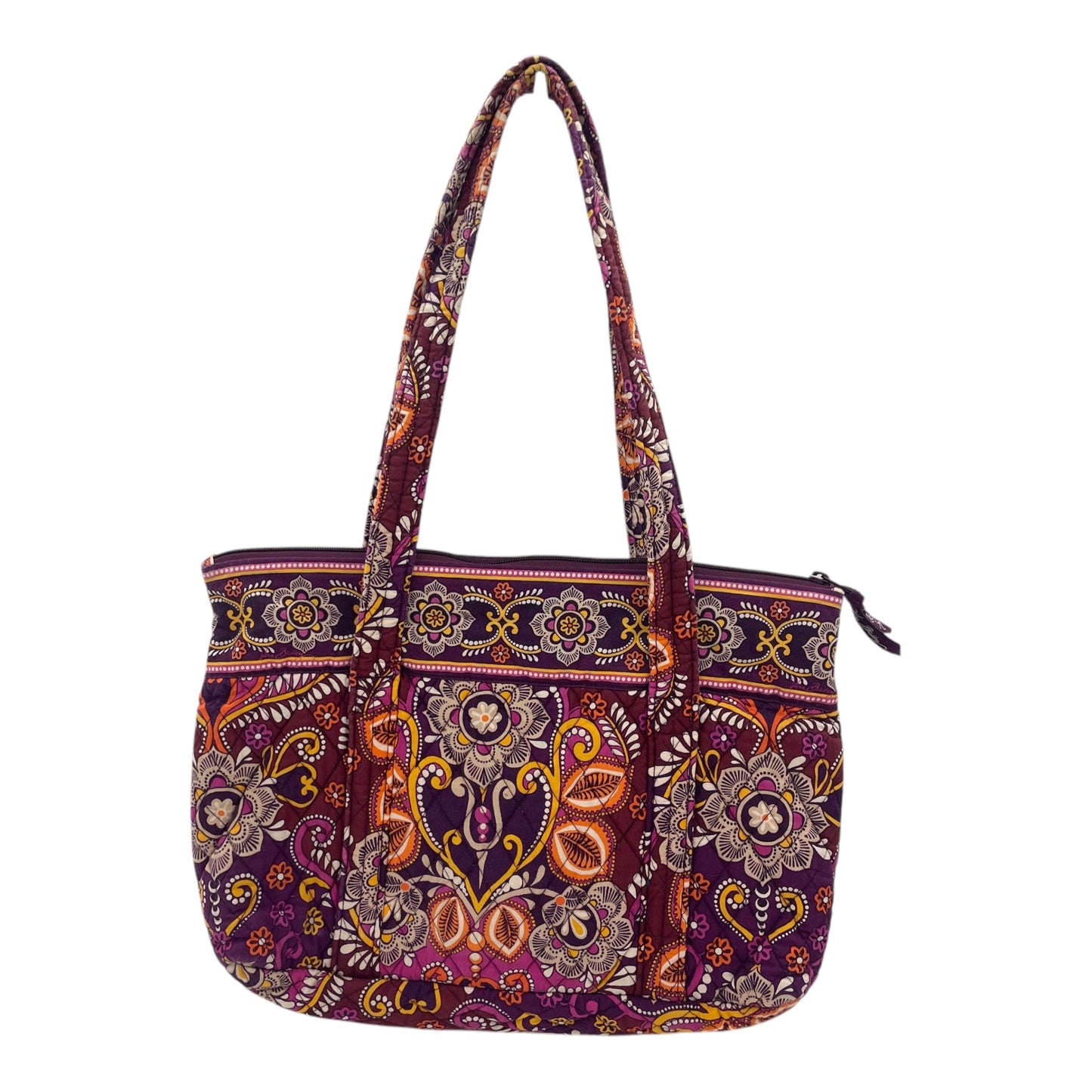 Handbag By Vera Bradley In Purple, Size:Medium