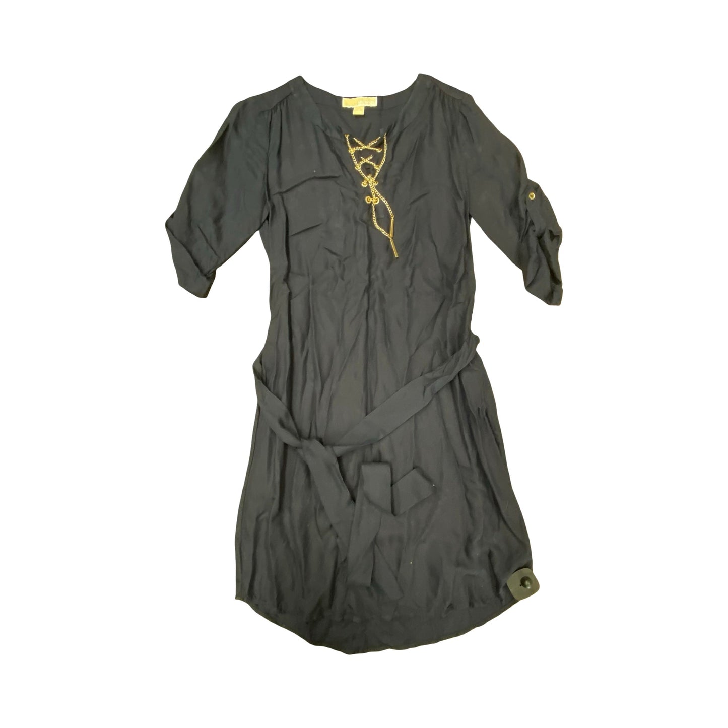 Dress Casual Midi By Michael By Michael Kors In Navy, Size:M