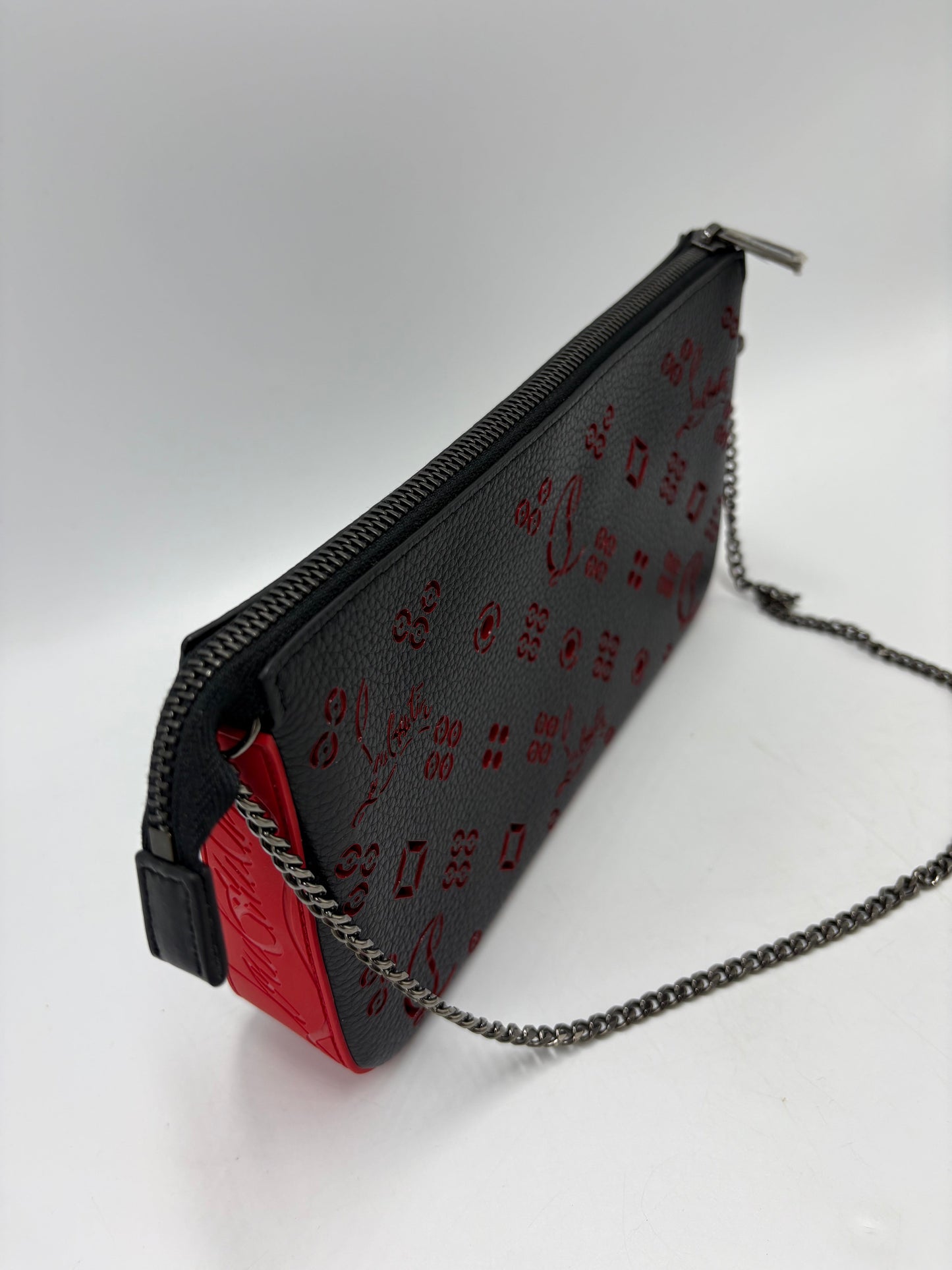 Christian Louboutin Calfskin Loubila Luxury Chain Handbag