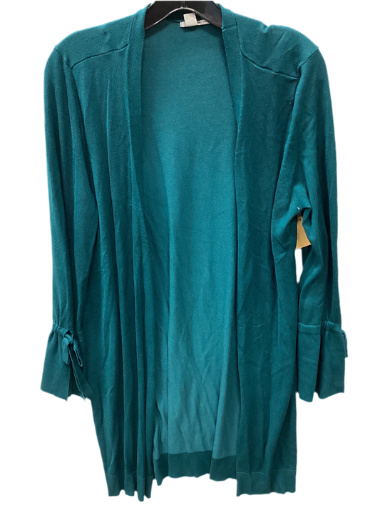 Cardigan By Halogen In Teal, Size:M