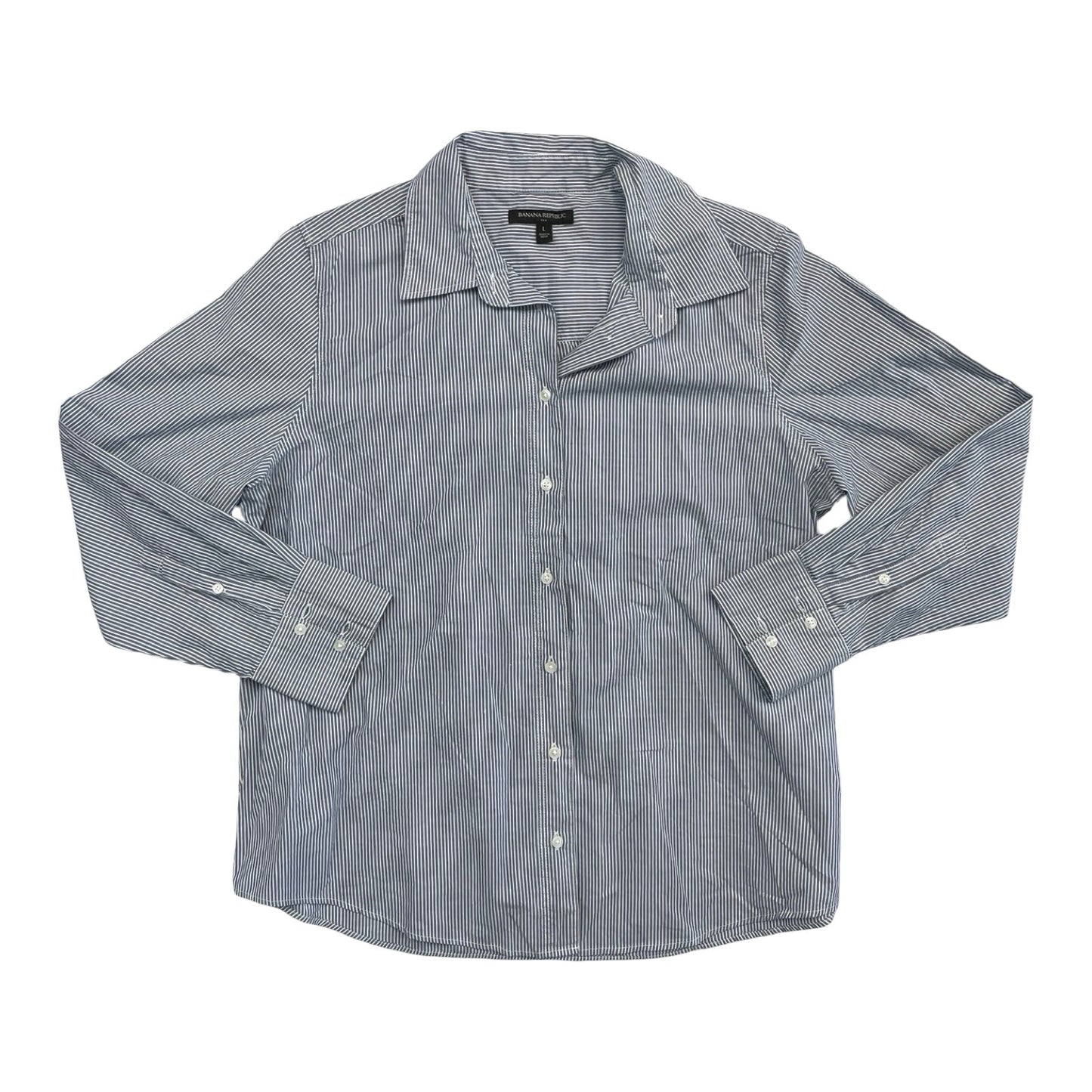 Top Ls By Banana Republic In Striped Pattern, Size:L