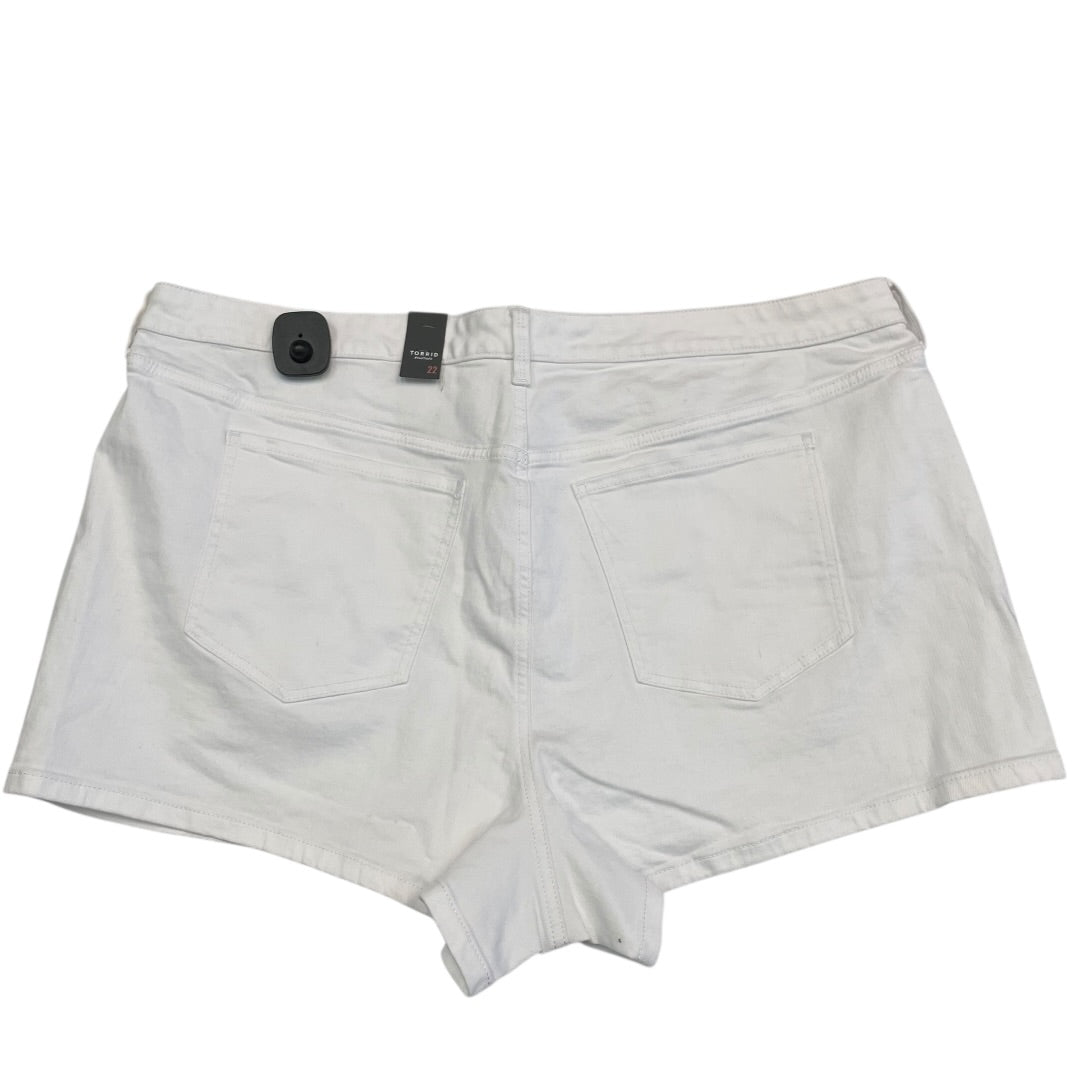 Shorts By Torrid In White, Size:22