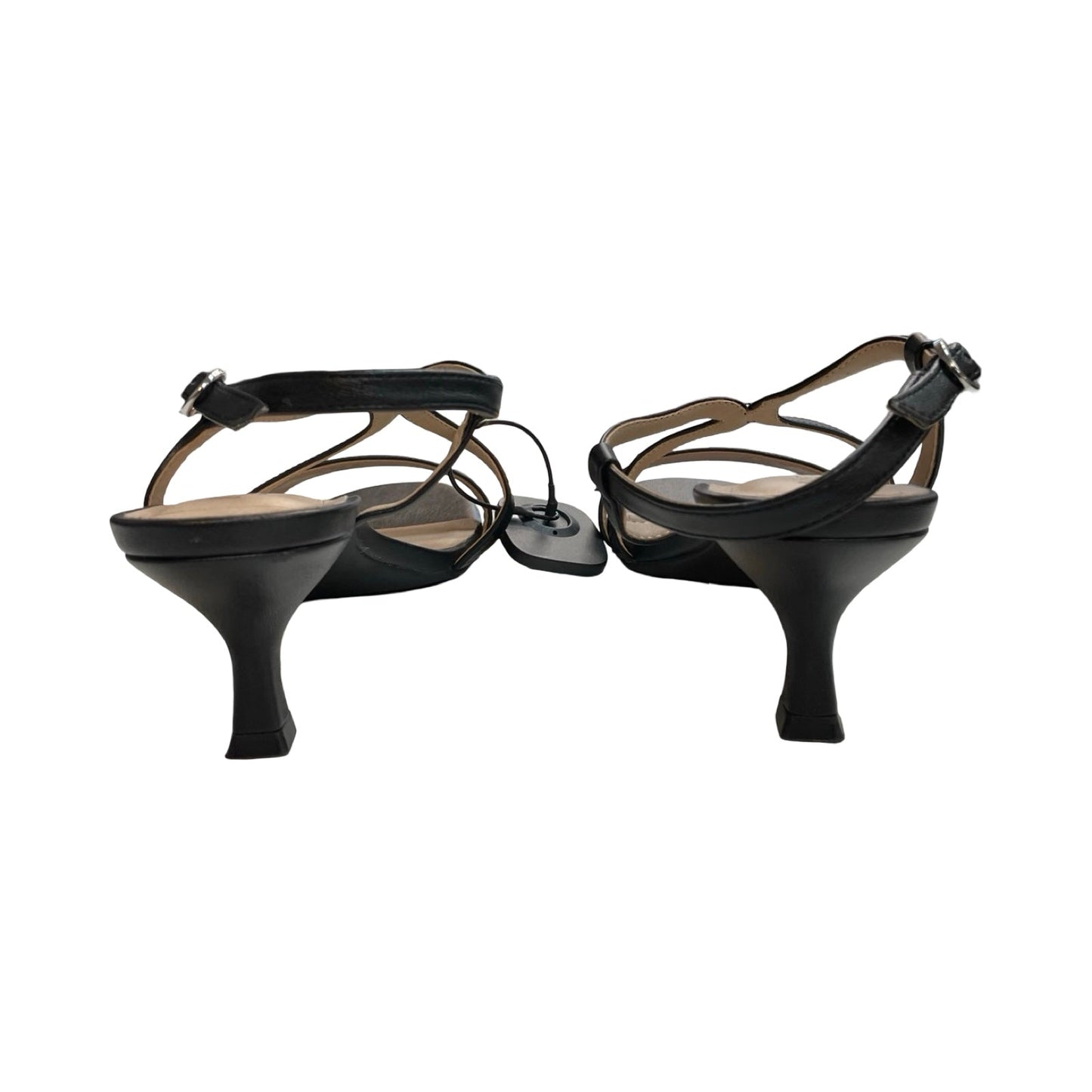 Sandals Heels Block By Life Stride In Black, Size:9