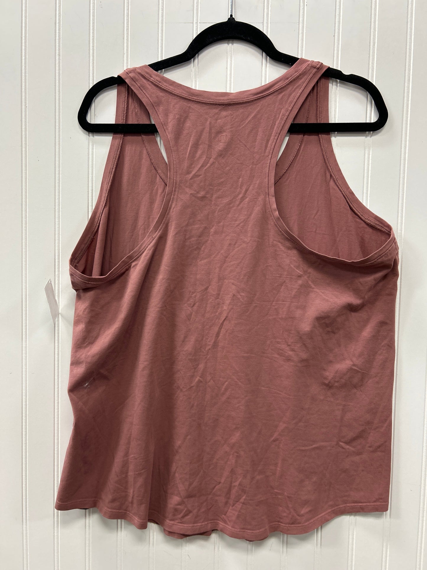 Athletic Tank Top By Lululemon In Pink, Size:10