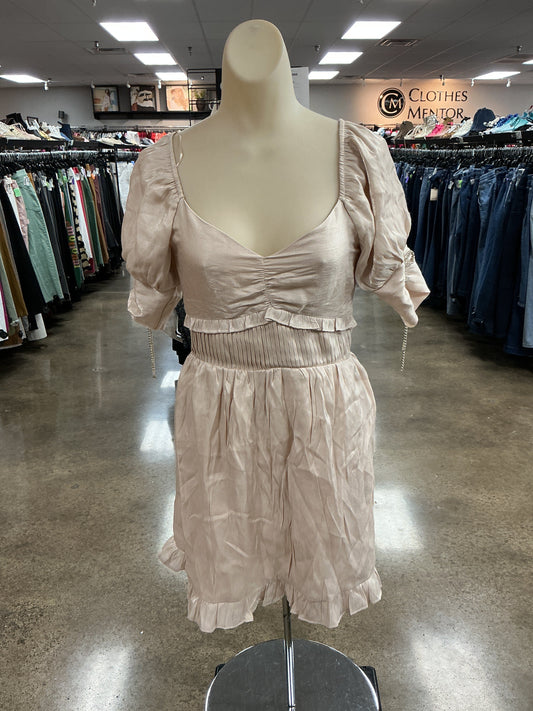 Dress Party Short By 4S13nna In Tan, Size:S