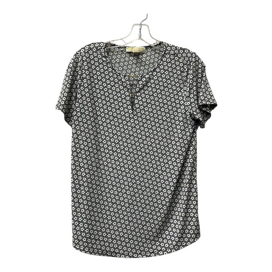 Top Ss By Michael By Michael Kors In Black & White, Size:S