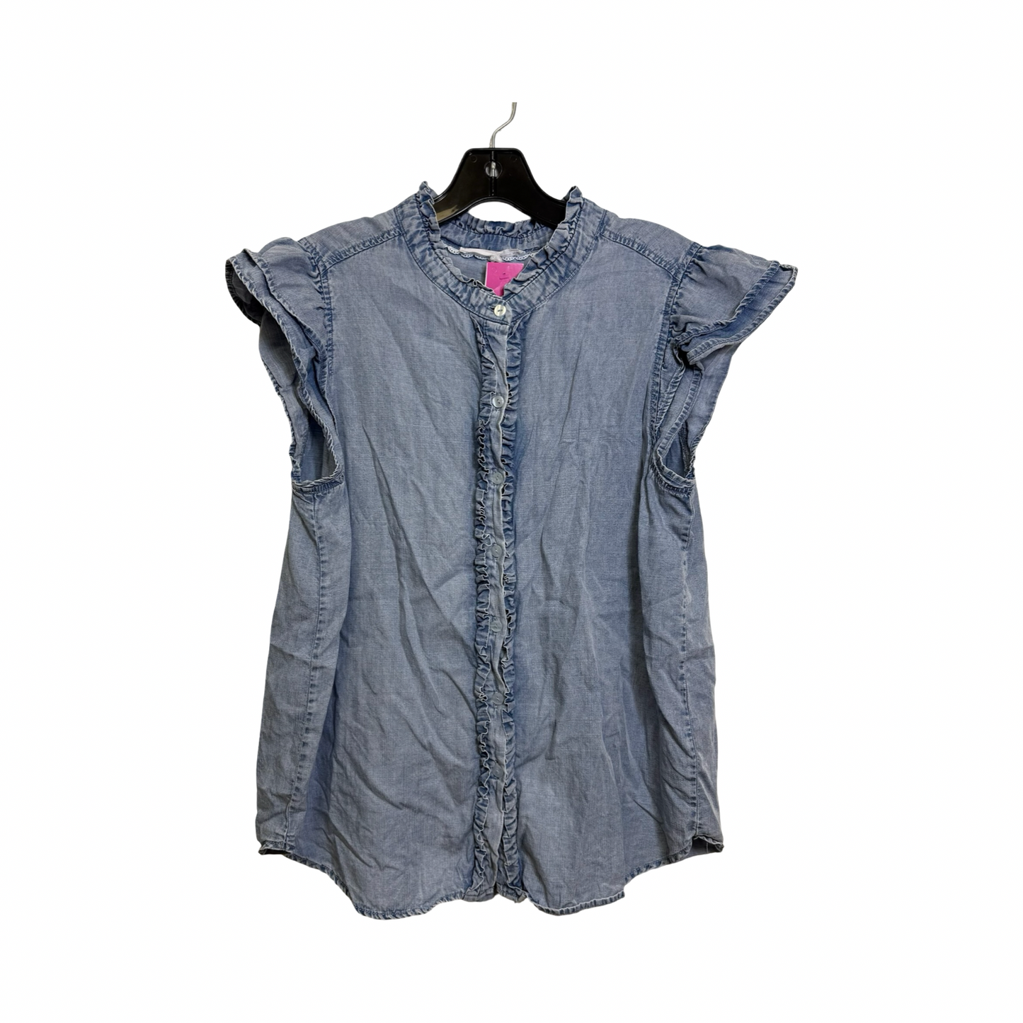 Top Sleeveless By Jane And Delancey In Blue, Size: L
