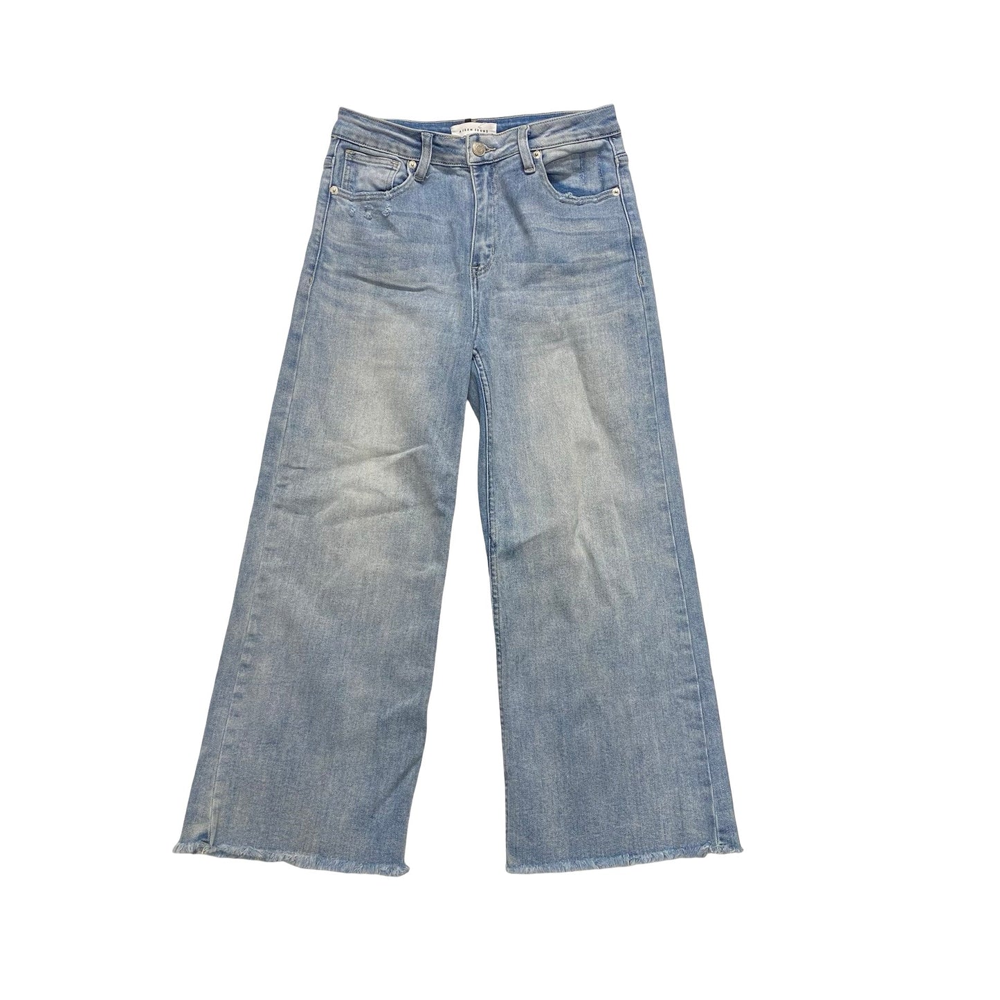 Jeans Straight By Risen In Blue Denim, Size:6