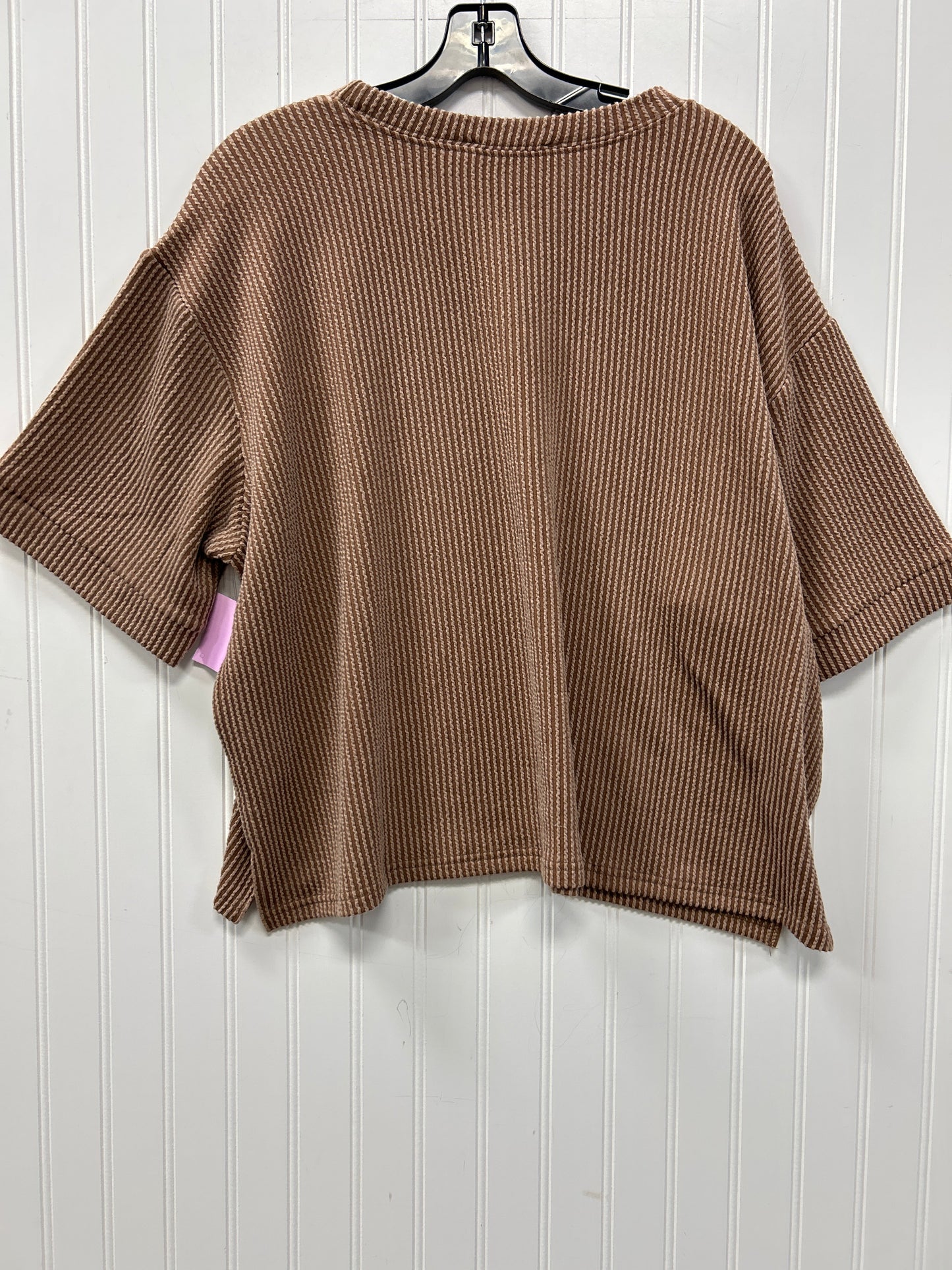 Shorts Set By Zenana In Brown, Size:L