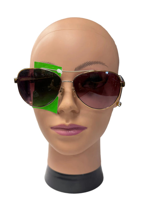 Sunglasses Designer By Coach In Gold