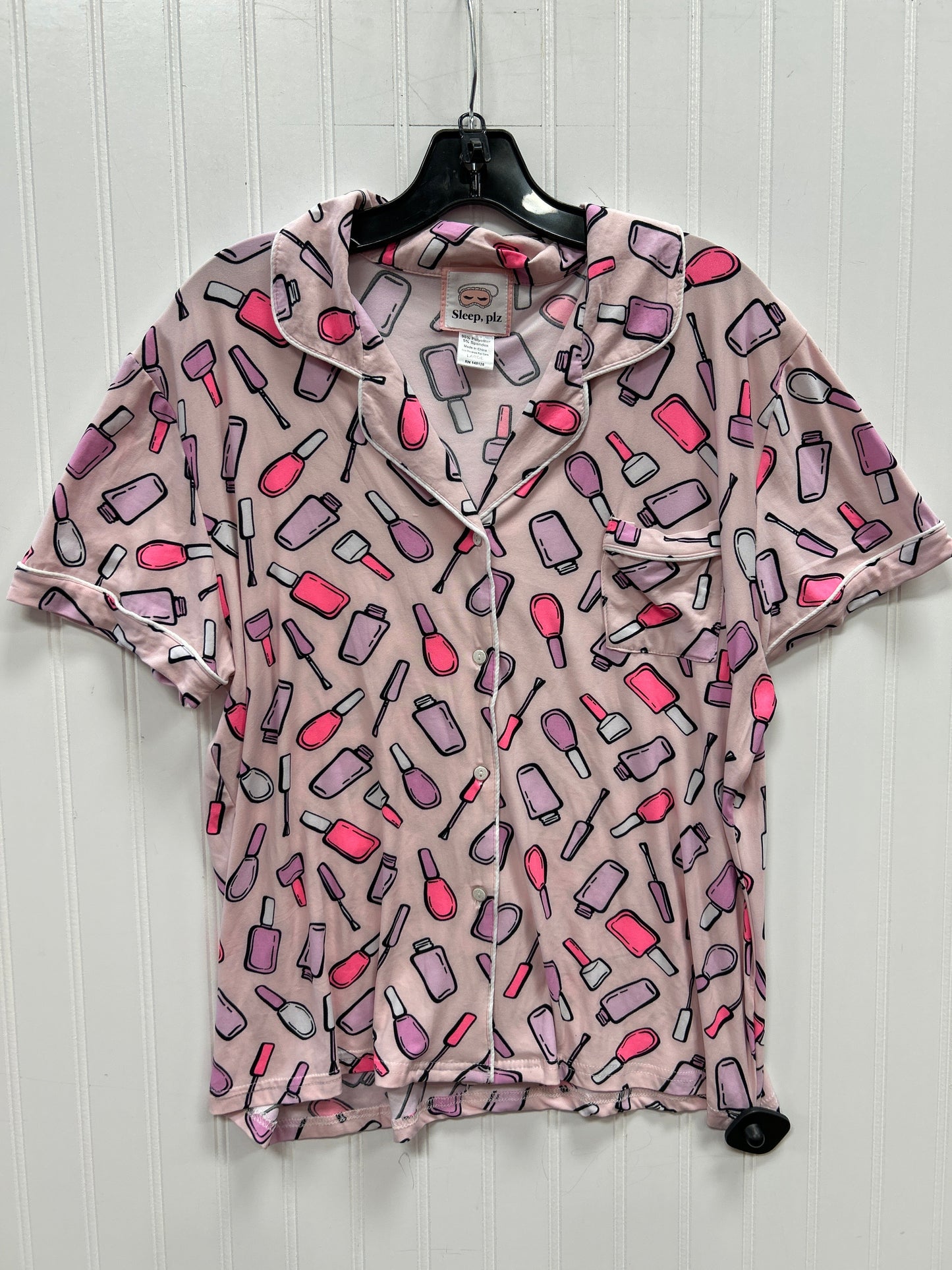 Pajamas 2Pc By Clothes Mentor In Pink, Size:L