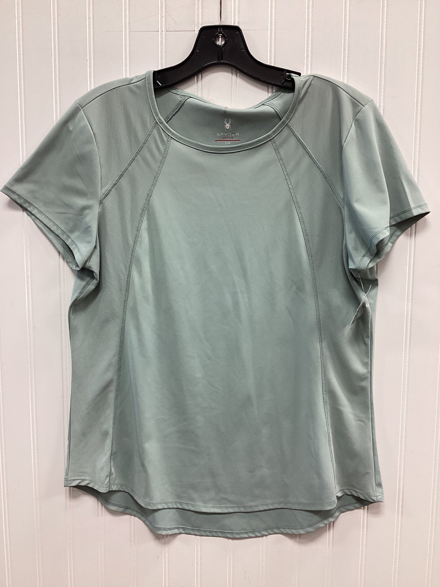 Athletic Top Ss By Spyder In Grey, Size:L