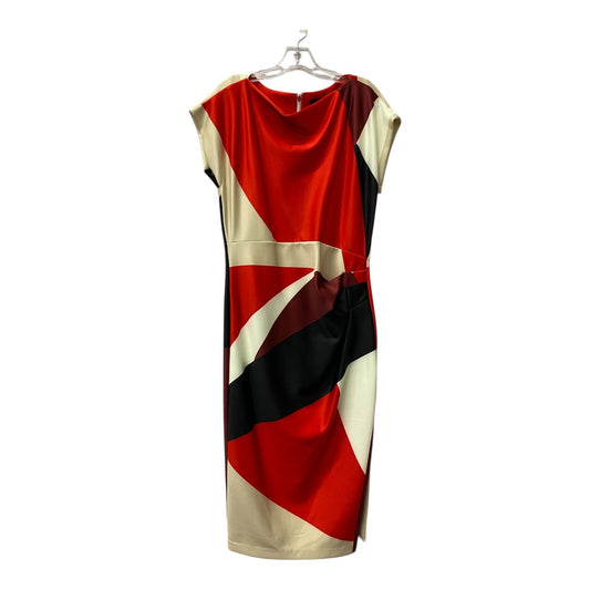 Dress Casual Maxi By Donna Karan In Multi, Size:M
