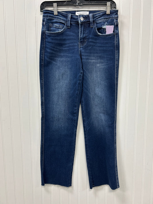 Jeans Wide Leg By Flying Monkey In Blue Denim, Size:2