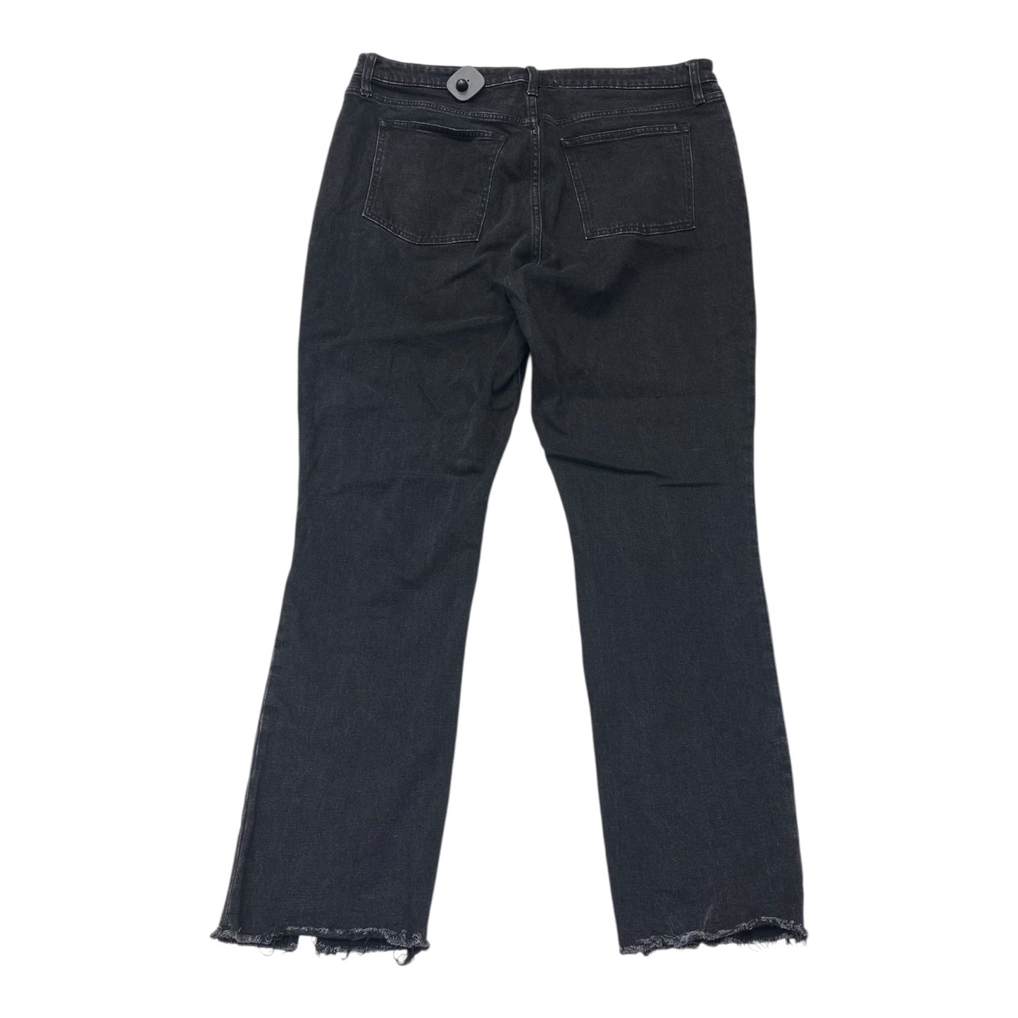 Jeans Skinny By Abercrombie And Fitch In Black Denim, Size:18
